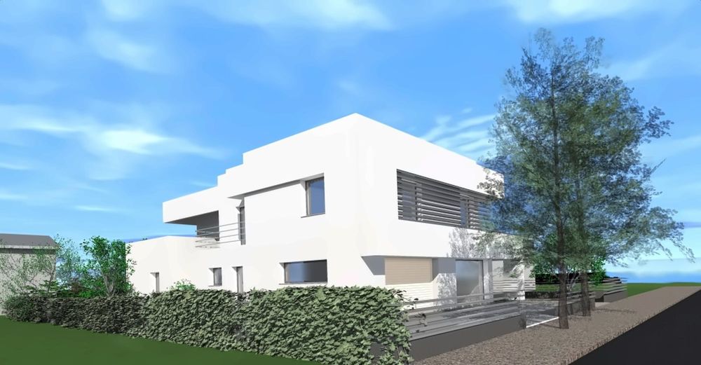 The white front, with the fins and the brise-soleil